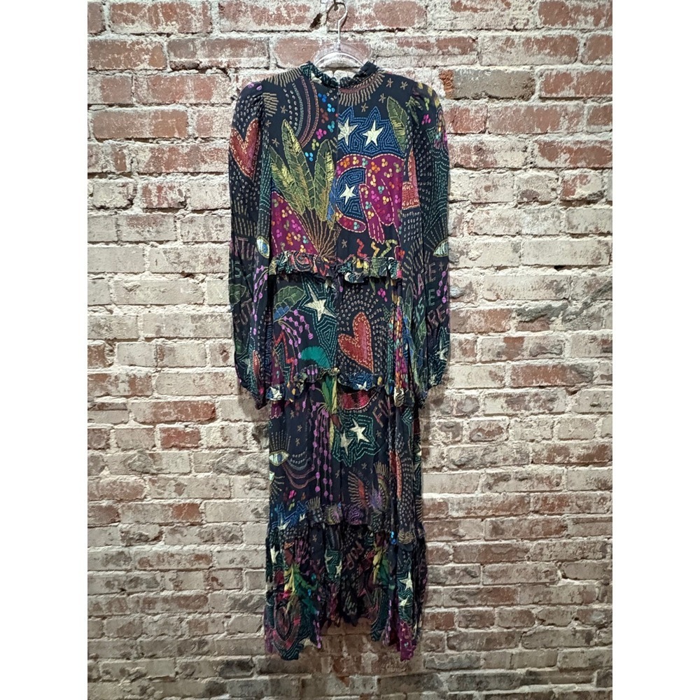 Farm Rio Amazonia Maxi Dress Small - Picture 10 of 11